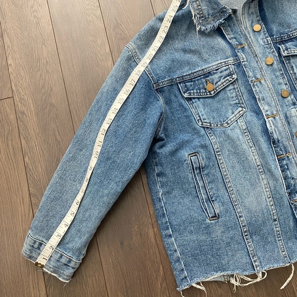 OAK + FORT Oversized Jean Jacket - Picture 6 of 8